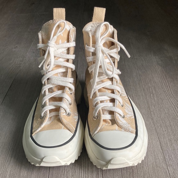 Converse Women’s Platform Canvas Run Star Hike Summer Spirit Floral High-Tops - Picture 6 of 15